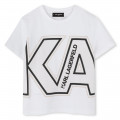 Short-sleeved T-shirt KARL LAGERFELD KIDS for BOY