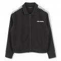 Zipped cardigan with pockets KARL LAGERFELD KIDS for BOY