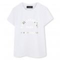 Short-sleeved T-shirt KARL LAGERFELD KIDS for GIRL