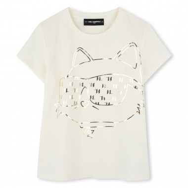 T-shirt à manches courtes KARL LAGERFELD KIDS pour FILLE
