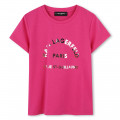 Short-sleeved T-shirt KARL LAGERFELD KIDS for GIRL