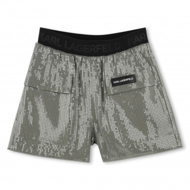 Short de cérémonie à sequins KARL LAGERFELD KIDS pour FILLE