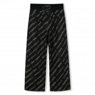 Pantalon en jean KARL LAGERFELD KIDS pour FILLE