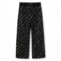 Denim trousers KARL LAGERFELD KIDS for GIRL