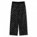 Denim trousers KARL LAGERFELD KIDS for GIRL