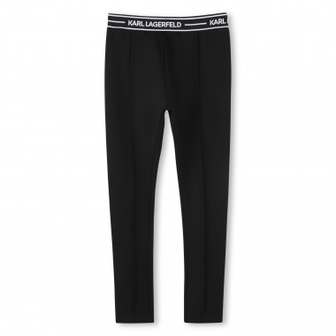 Jacquard leggings KARL LAGERFELD KIDS for GIRL