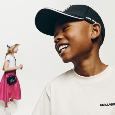 Robe de cérémonie en taffetas KARL LAGERFELD KIDS pour FILLE