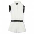Short-sleeved playsuit KARL LAGERFELD KIDS for GIRL