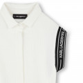 Short-sleeved playsuit KARL LAGERFELD KIDS for GIRL