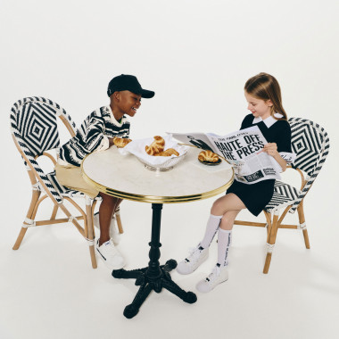 Robe à manches courtes KARL LAGERFELD KIDS pour FILLE