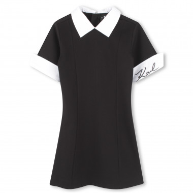 Robe à manches courtes KARL LAGERFELD KIDS pour FILLE