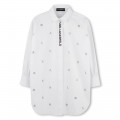 Long-sleeved shirt-dress KARL LAGERFELD KIDS for GIRL