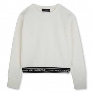 Sweat-shirt à manches longues KARL LAGERFELD KIDS pour FILLE