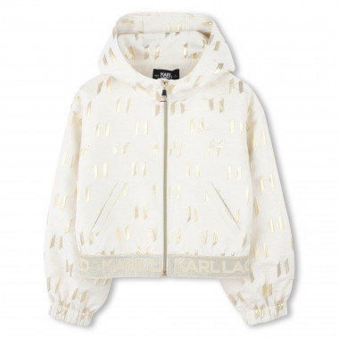 Sudadera con detalles dorados KARL LARGERFELD KIDS para NIÑA
