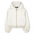 Jacke mit goldfarbenen Details KARL LAGERFELD KIDS Für MÄDCHEN