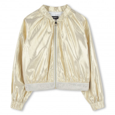 Cardigan de cérémonie zippé KARL LAGERFELD KIDS pour FILLE
