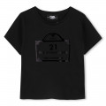 Bedrucktes T-Shirt KARL LAGERFELD KIDS Für MÄDCHEN