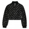 Veste jean manches bouffantes KARL LAGERFELD KIDS pour FILLE