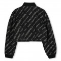 Veste jean manches bouffantes KARL LAGERFELD KIDS pour FILLE