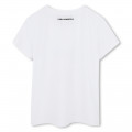 Bedrucktes T-Shirt KARL LAGERFELD KIDS Für MÄDCHEN