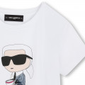 Bedrucktes T-Shirt KARL LAGERFELD KIDS Für MÄDCHEN