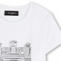 T-shirt with print KARL LAGERFELD KIDS for GIRL