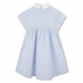 Metallic-striped shirt dress KARL LAGERFELD KIDS for GIRL