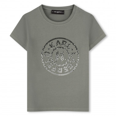 T-shirt avec illustrations KARL LAGERFELD KIDS pour FILLE