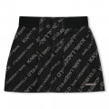 Short flared denim skirt KARL LAGERFELD KIDS for GIRL