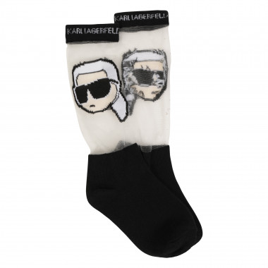 Calcetines con calados KARL LARGERFELD KIDS para NIÑA