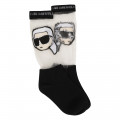 Openwork pattern socks KARL LAGERFELD KIDS for GIRL