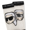 Openwork pattern socks KARL LAGERFELD KIDS for GIRL