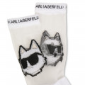 Openwork pattern socks KARL LAGERFELD KIDS for GIRL