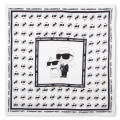 Foulard carré imprimé KARL LAGERFELD KIDS pour FILLE