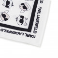 Foulard carré imprimé KARL LAGERFELD KIDS pour FILLE