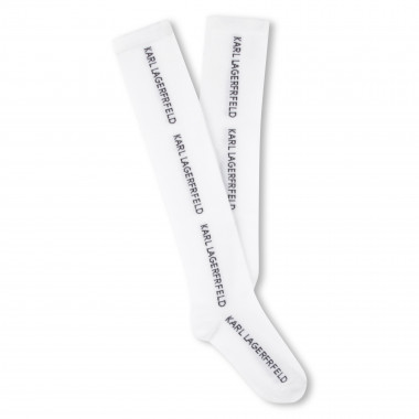 Chaussettes détails métallisés KARL LAGERFELD KIDS pour FILLE