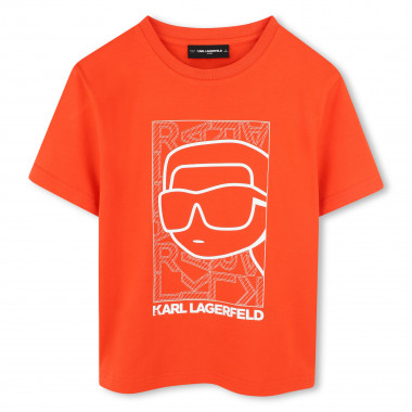 T-shirt avec imprimé placé KARL LAGERFELD KIDS pour GARCON