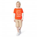 Twill Bermuda shorts KARL LAGERFELD KIDS for BOY