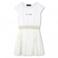Sleeveless party dress KARL LAGERFELD KIDS for GIRL