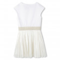 Sleeveless party dress KARL LAGERFELD KIDS for GIRL