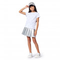 T-shirt with diamantés KARL LAGERFELD KIDS for GIRL