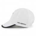 Reversible cotton cap KARL LAGERFELD KIDS for BOY