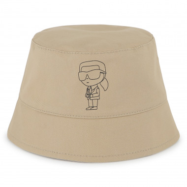 Gorro reversible de sarga KARL LARGERFELD KIDS para NIÑO