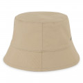 Reversible twill bucket hat KARL LAGERFELD KIDS for BOY