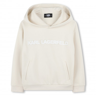Sweat-shirt à capuche KARL LAGERFELD KIDS pour GARCON