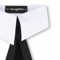 Cravate bicolore KARL LAGERFELD KIDS pour FILLE