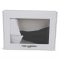Cravate bicolore KARL LAGERFELD KIDS pour FILLE