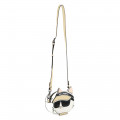 Coated fabric handbag KARL LAGERFELD KIDS for GIRL