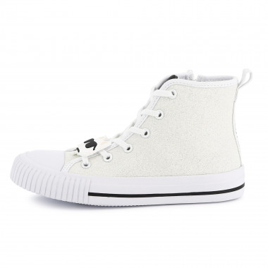 Lace-up high-top trainers KARL LAGERFELD KIDS for GIRL