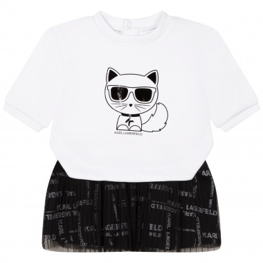 2-in-1 two-toned dress KARL LAGERFELD KIDS for GIRL